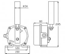 BPP-02GKH-10-30防爆兩級跑偏開關飼料廠跑偏開關生產