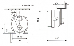速度開關(guān)，測(cè)速傳感器XSAV11801（低速型）高低速速度開關(guān)